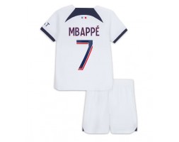 Paris Saint-Germain Kylian Mbappe #7 Gostujuci Dres za Dječji 2023-24 Kratak Rukavima (+ kratke hlače)